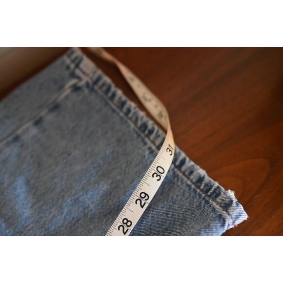 Garage Denim Jeans Womens 3 26 Wide Leg Baggy Light Wash Organic cotton soft - Picture 6 of 6